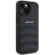 AMG Leather Debossed Lines case for iPhone 15 Plus - black