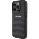 AMG Leather Debossed Lines case for iPhone 15 Pro Max - black