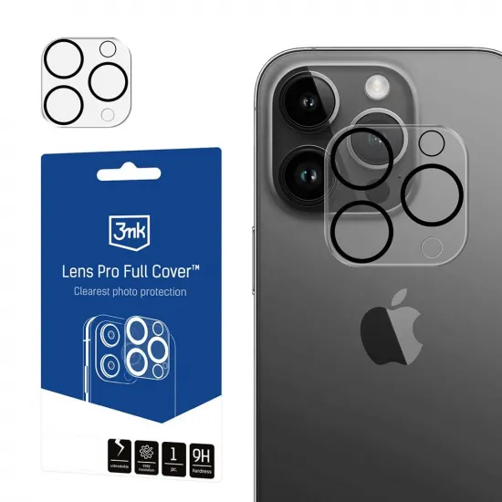 Apple iPhone 11 Pro/11 Pro Max - Couverture complète 3mk Lens Pro