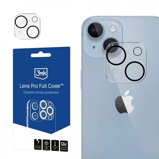 Apple iPhone 14/14 Plus - Couverture complète 3mk Lens Pro