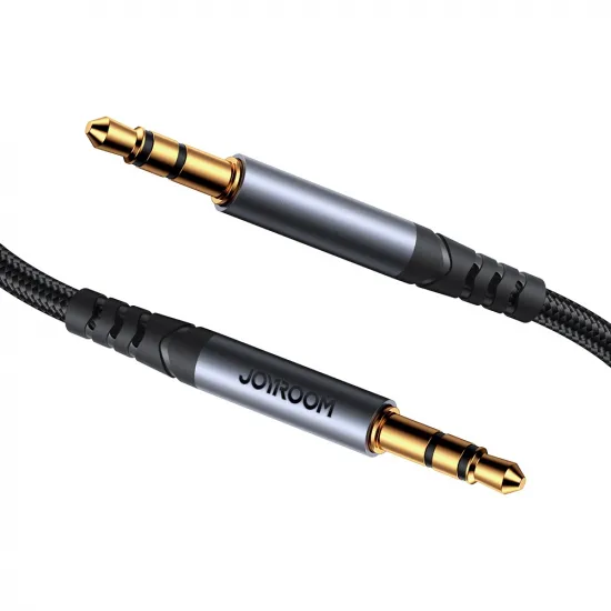 Joyroom stereo audio cable AUX 3.5 mm mini jack 1.2m black (SY-A08)