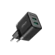 Joyroom JR-TCN01 2xUSB-A 12W 2.4A mains charger - black