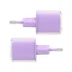 Acefast A53 PD 30W GaN USB-C charger with display - purple