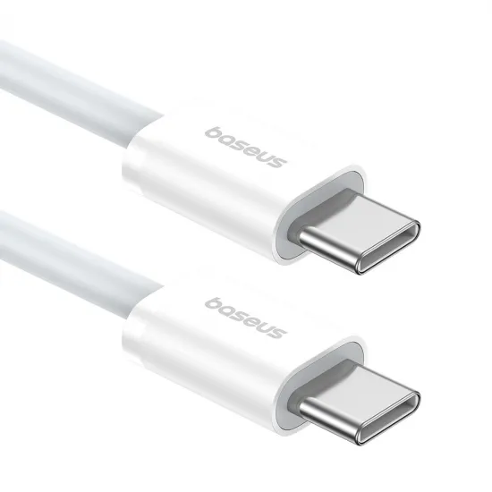 Baseus Superior Series ll USB-C - USB-C 30W 480Mb/s cable 1m - white