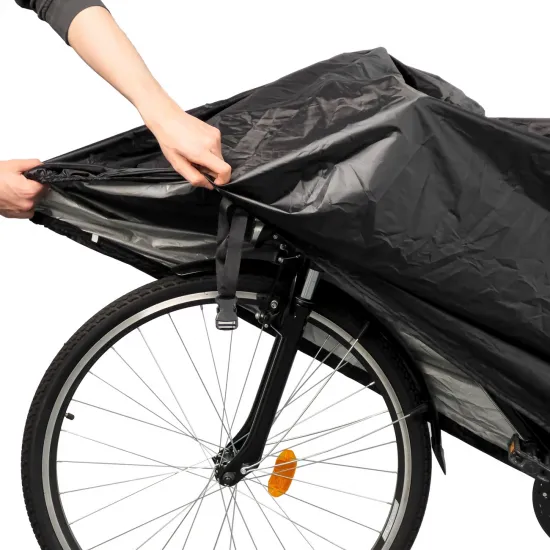 Waterproof bike cover size M - black