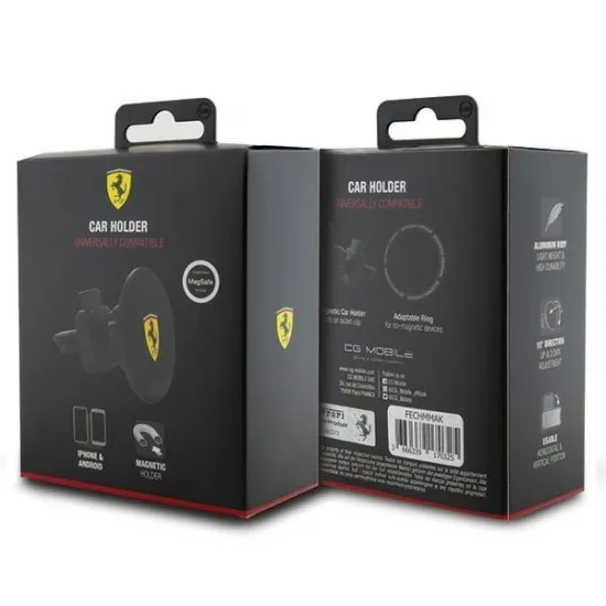 Ferrari FECHMMAK Magnethalter für Kühlergrill schwarz/schwarz 2023 Kollektion MagSafe