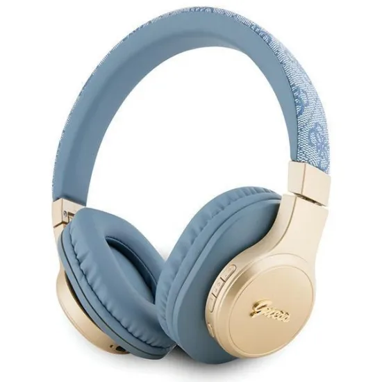 Guess Bluetooth on-ear headphones GUBH604GEMB blue/blue 4G Script