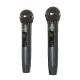 Acefast K1 wireless karaoke speaker with 2 microphones - black