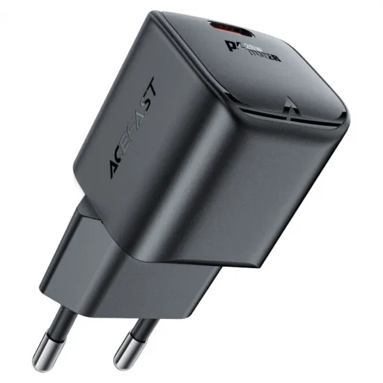 Acefast A73 Mini PD 20W GaN USB-C wall charger - black