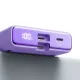 Powerbank Joyroom JR-PBM01 magnetic 10000mAh 20W with stand + Lightning cable - USB-C - purple