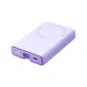 Powerbank Joyroom JR-PBM01 magnetic 10000mAh 20W with stand + Lightning cable - USB-C - purple