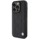 BMW Leather Quilted case for iPhone 15 Pro - black