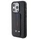 BMW Grip Stand Smooth & Carbon case for iPhone 15 Pro - black
