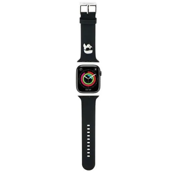 Karl Lagerfeld 3D Rubber Karl Head strap for Apple Watch 42/44/45/49mm - black