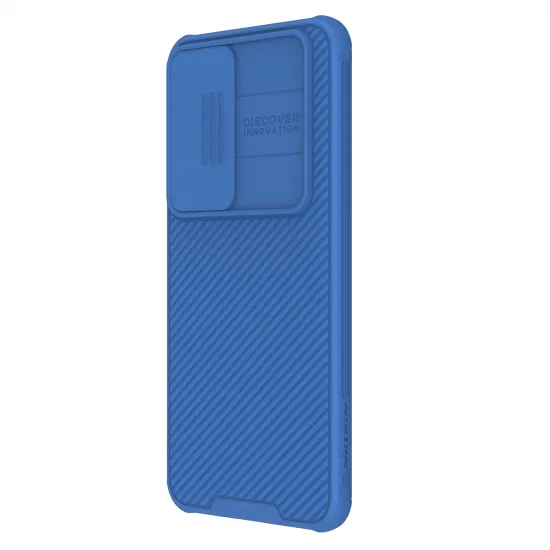 Nillkin CamShield Pro armored case with camera cover for Samsung Galaxy S24 - blue