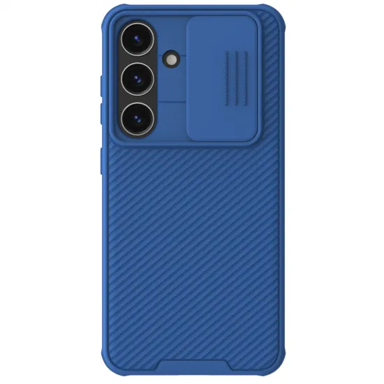 Nillkin CamShield Pro armored case with camera cover for Samsung Galaxy S24+ - blue