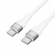 Wozinsky WSTCC1 USB-C / USB-C PD 65W Kabel 1 m lang - Weiß