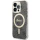 Guess IML 4G MagSafe Hülle für iPhone 15 Pro – Schwarz