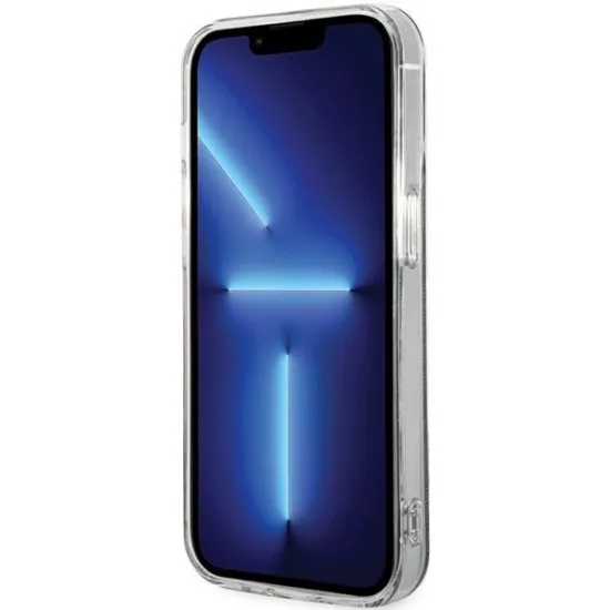 Guess IML 4G MagSafe Hülle für iPhone 15 Pro – Schwarz
