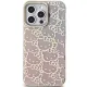 Coque Hello Kitty IML Gradient Electrop Crowded Kitty Head pour iPhone 15 Pro - Rose