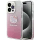 Coque Hello Kitty IML Gradient Electrop Kitty Head pour iPhone 15 Pro - rose