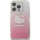 Coque Hello Kitty IML Gradient Electrop Kitty Head pour iPhone 15 Pro - rose