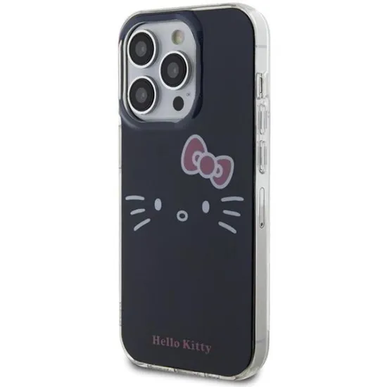 Coque Hello Kitty IML Kitty Face pour iPhone 15 Pro Max - noire