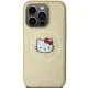 Hello Kitty Leather Kitty Head MagSafe case for iPhone 14 Pro - gold