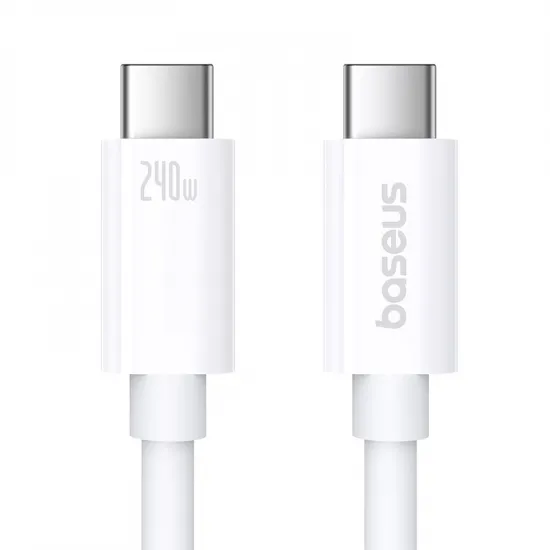 Baseus CB000068 USB-C - USB-C cable 240W PD 8K 60Hz 1m - white