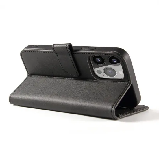 Magnet Case for Xiaomi 14 Pro with flap and wallet - black