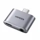 Ugreen CM231 USB-C mini jack 3.5 mm audio adapter - gray