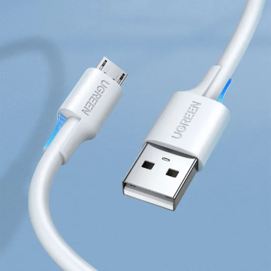 USB - micro USB cable Ugreen US289 2 m - white