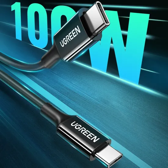 Ugreen US300 USB-C / USB-C 480Mb/s 5A 2m cable - black