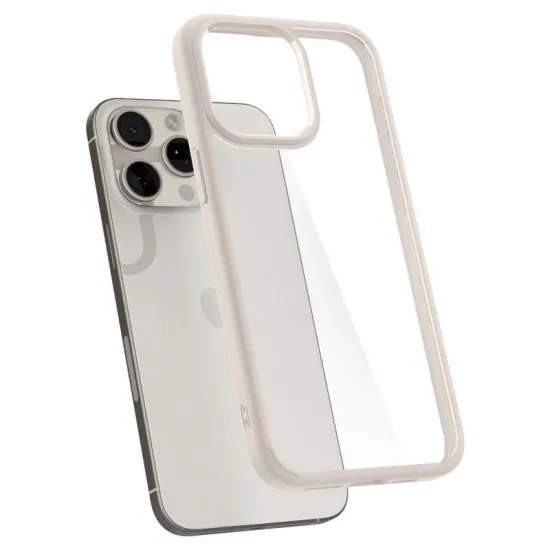 Spigen Ultra Hybrid case for iPhone 15 Pro - natural titanium