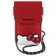 Hello Kitty Leather Hiding Kitty Cord bag - red