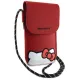 Hello Kitty Leather Hiding Kitty Cord bag - red