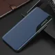 Eco Leather View Case für Samsung S24+ mit Klappe – blau