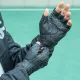 Rockbros 16220006004 XL leather motorcycle gloves - black