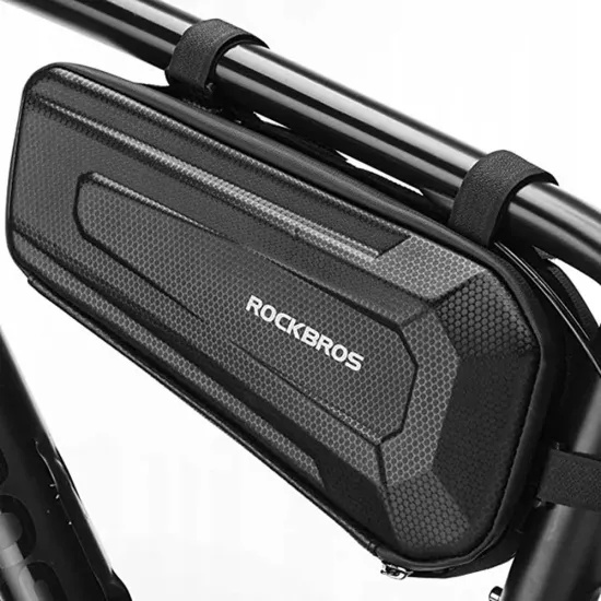 Rockbros B67 wasserdichte Fahrradtasche für Rahmen – Schwarz
