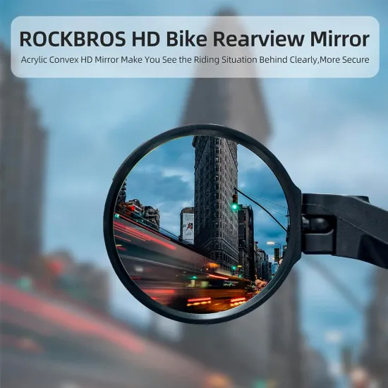 Rockbros 26210001004 bicycle mirror, right, rear - black