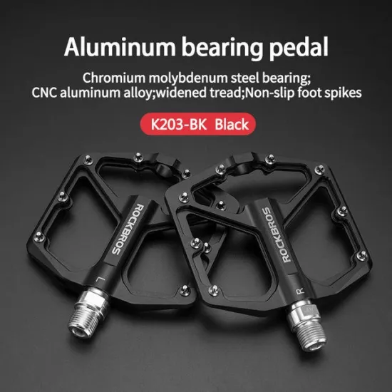 Rockbros K203-BK bicycle pedal set - black