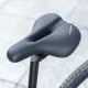 Rockbros 38218916002 MTB bicycle saddle + lamp - black