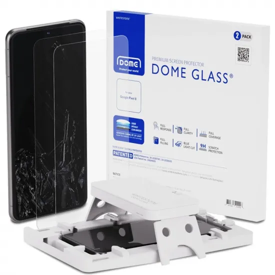 Whitestone Dome Glass tempered glass for Google Pixel 8 - 2 pcs.