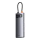 Baseus Metal Gleam Series 4 in 1 HUB docking station USB Type C - 4 x USB 3.2 Gen. 1 (WKWG070013)