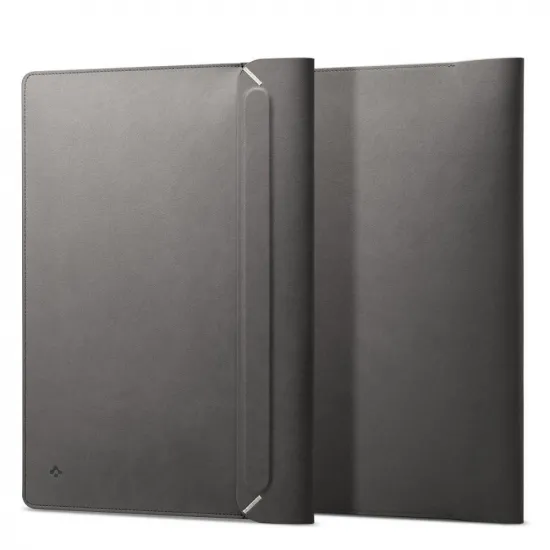 Spigen Valentinus-Tasche für einen 13-14-Zoll-Laptop – Grau