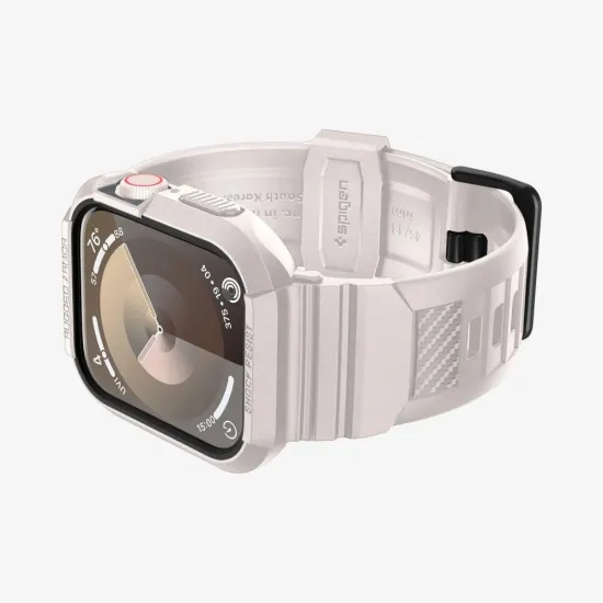 Spigen Rugged Armor Pro case for Apple Watch 4 / 5 / 6 / 7 / 8 / 9 / SE (44 / 45 mm) - beige