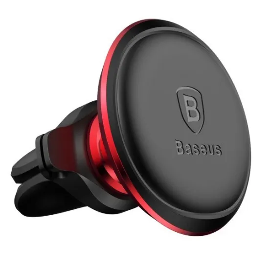 Baseus C40141201913-00 magnetic car holder for air vent - black and red