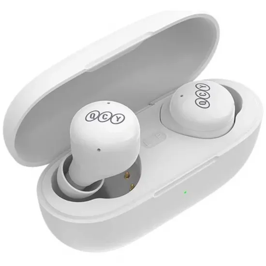 Écouteurs intra-auriculaires sans fil Bluetooth 5.1 QCY T17 TWS - blanc