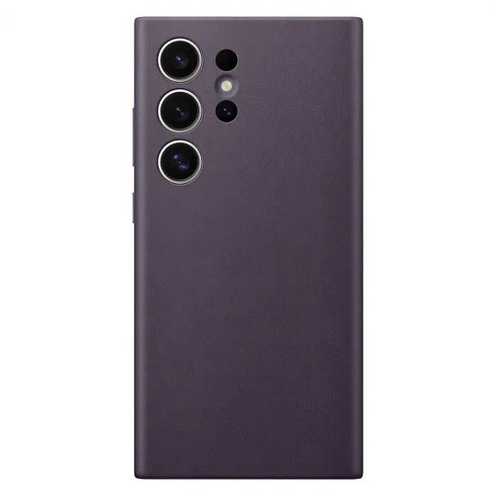 Samsung Vegan Leather Case GP-FPS928HCAVW for Samsung Galaxy S24 Ultra - dark purple