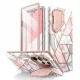 Cosmo Mag Supcase case with MagSafe for Samsung Galaxy S24 Ultra - pink marble